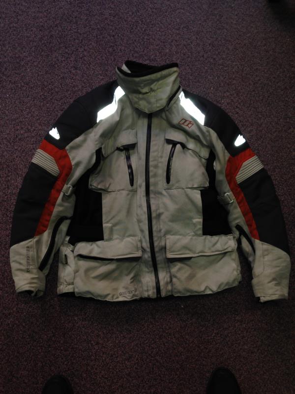 Hein Gericke HEIN GERICKE GORE-TEX PERFORMANCE MOTORCYCLE JACKET STAINED VISIBLY WORN AS IS 